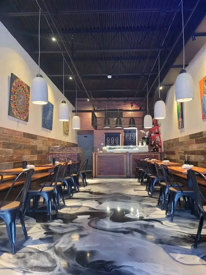Epoxy marble untuk restoran